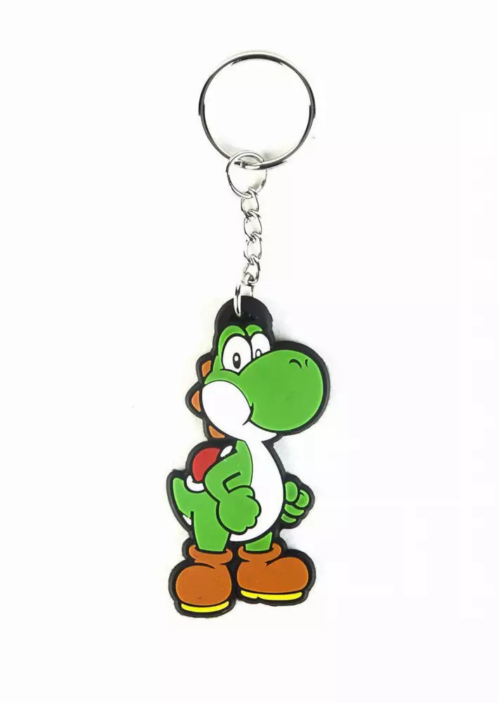 Ключодържател Bioworld Nintendo - Yoshi Rubber Keychain