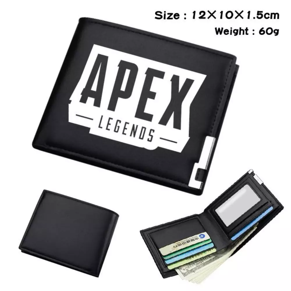Портфейл Apex Legends черно лого