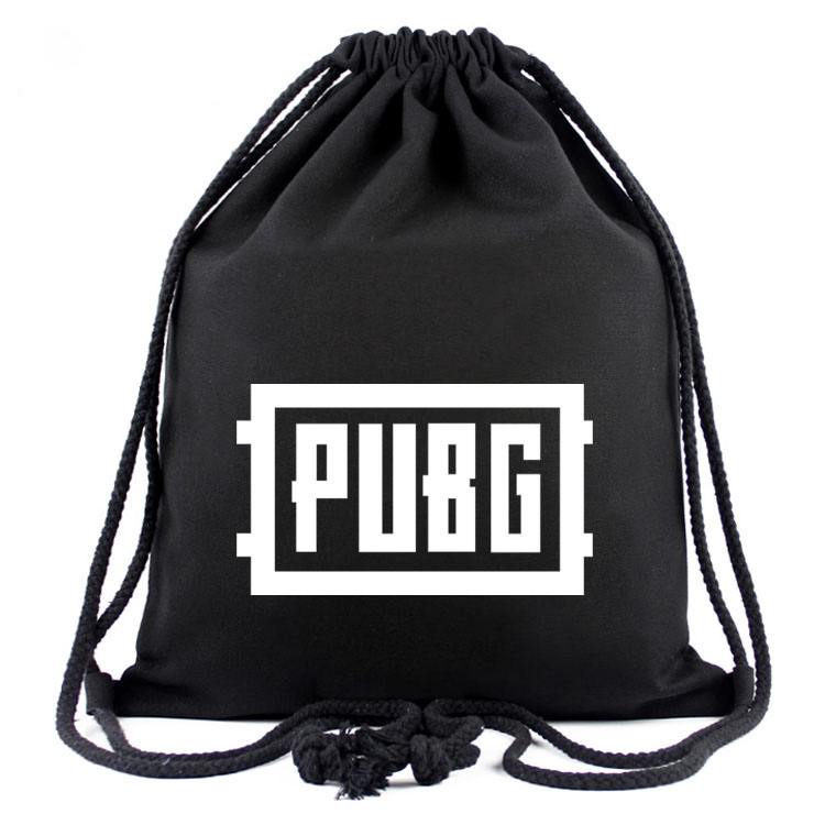Раница мешка PUBG Logo, Черен