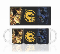 Mortal Kombat чаша с лого