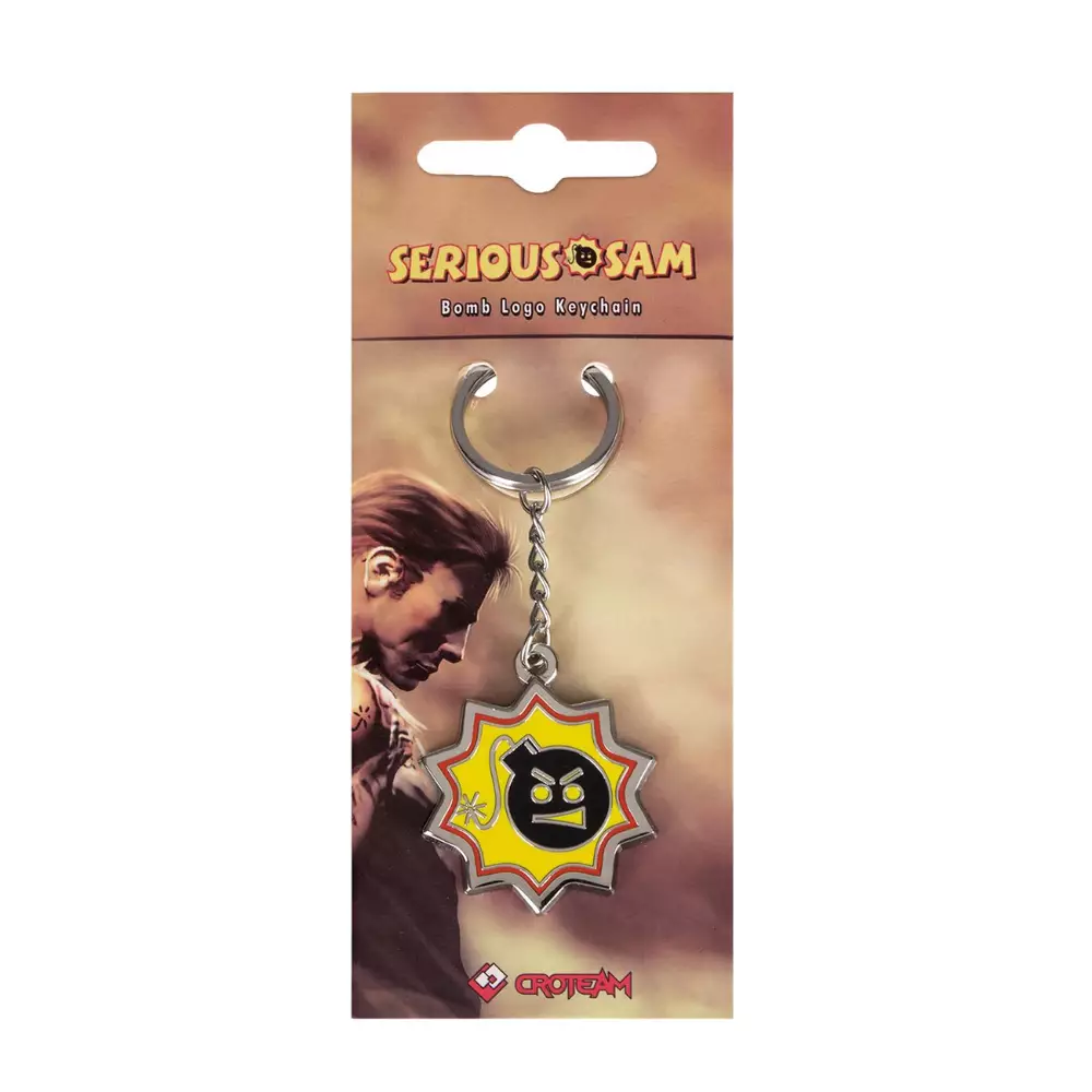 Ключодържател Gaya Entertainment Serious Sam Keychain Bomb Logo