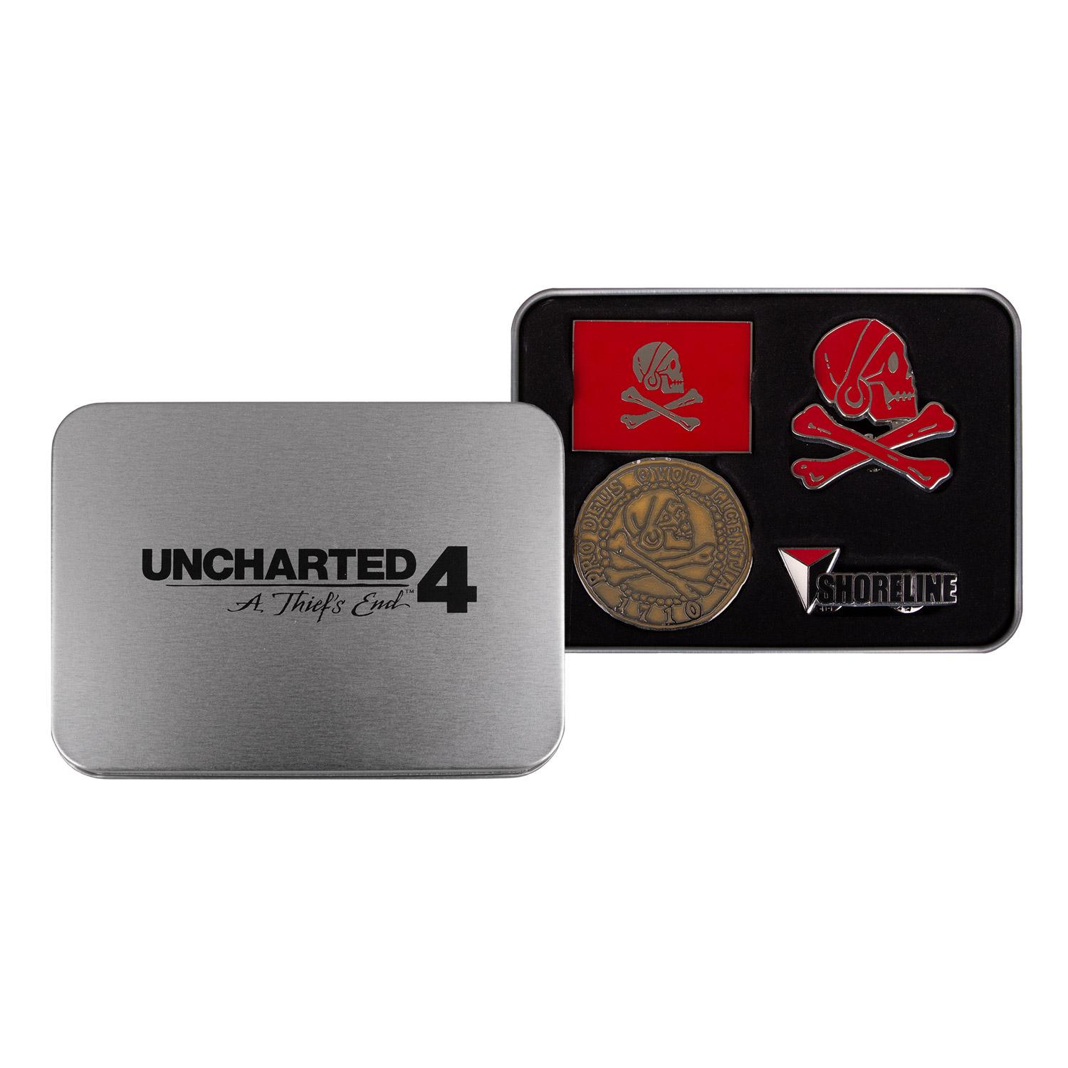 Значки Uncharted 4 Pin Set, Gaya Entertainment