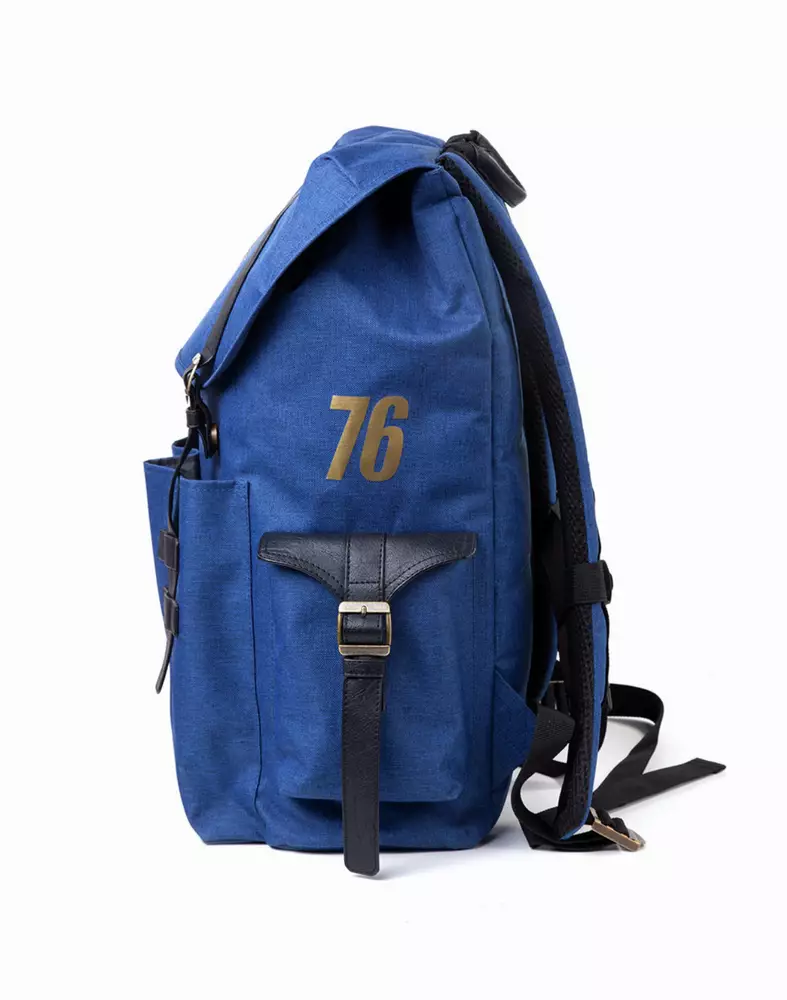 Раница Fallout - Gold Foil Logo Printed Solid Blue Melange Backpack