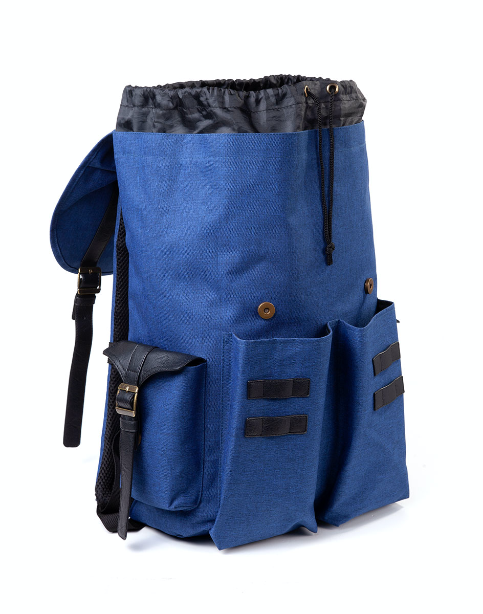 Раница Fallout - Gold Foil Logo Printed Solid Blue Melange Backpack