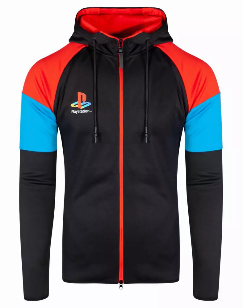 Суитчър Playstation - Color Zipper Men's Hoodie - M