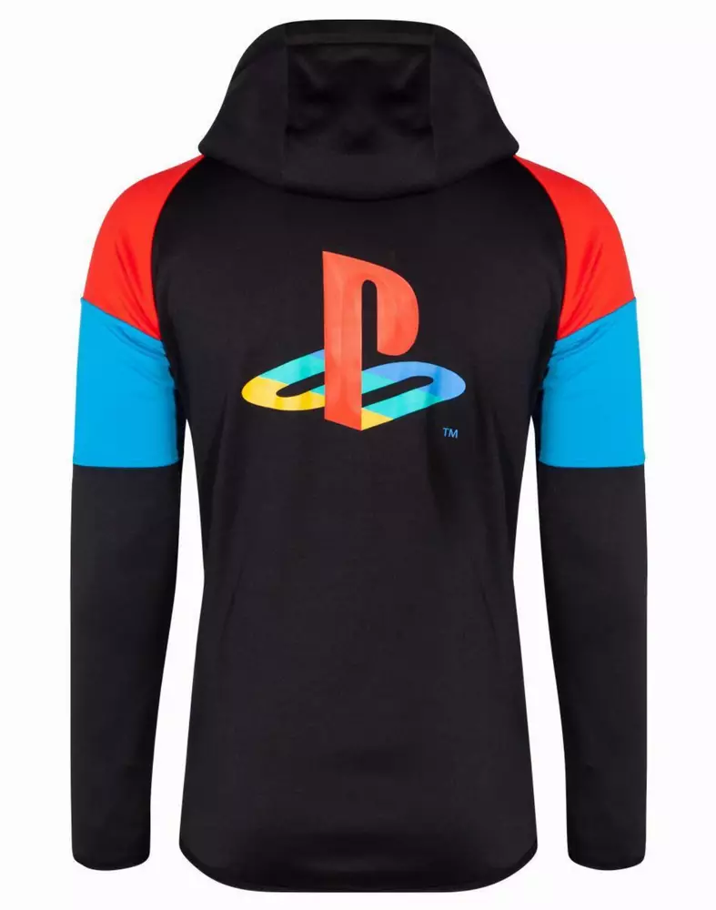 Суитчър Playstation - Color Zipper Men's Hoodie - L