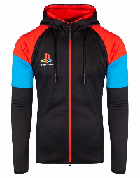 Суитчър Playstation - Color Zipper Men's Hoodie - XL