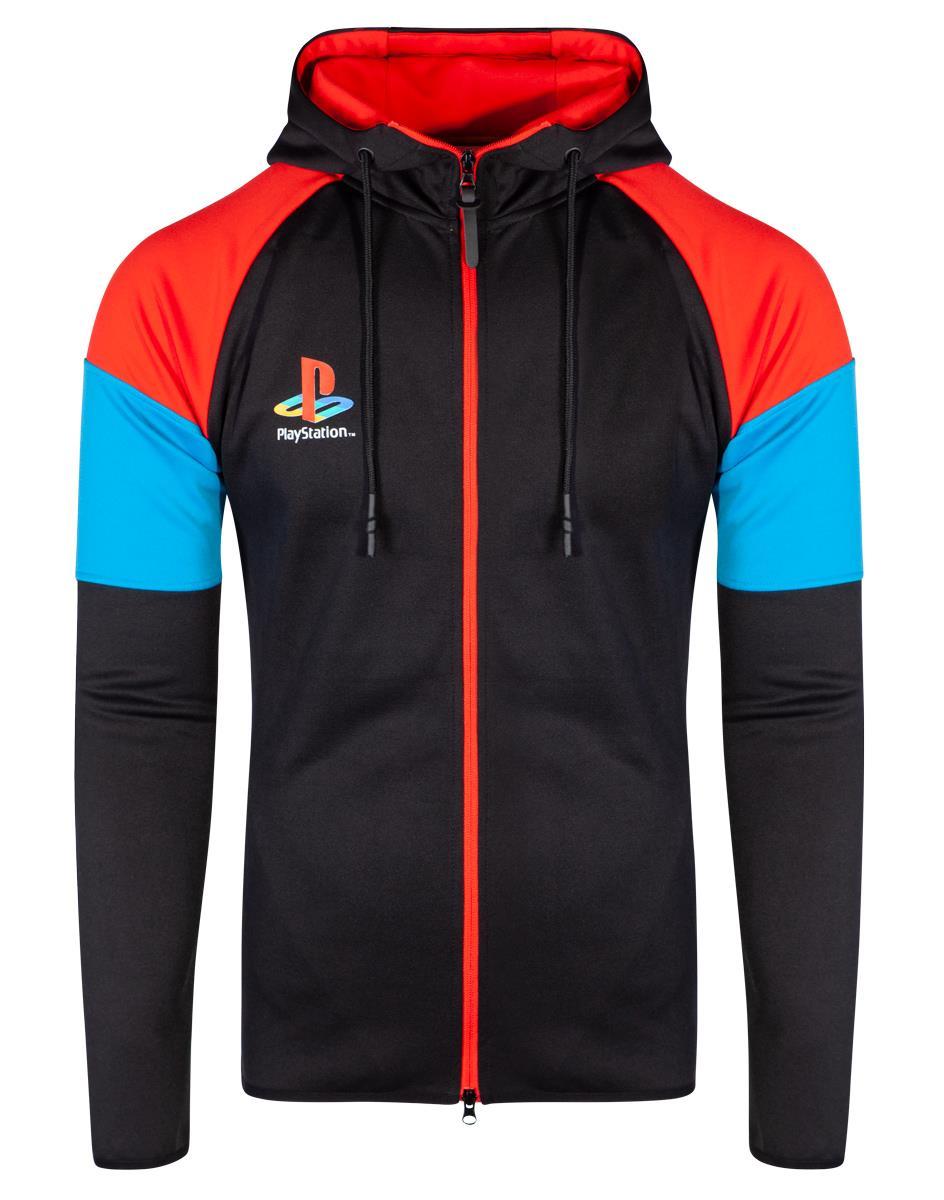 Суитчър Playstation - Color Zipper Men's Hoodie - XL