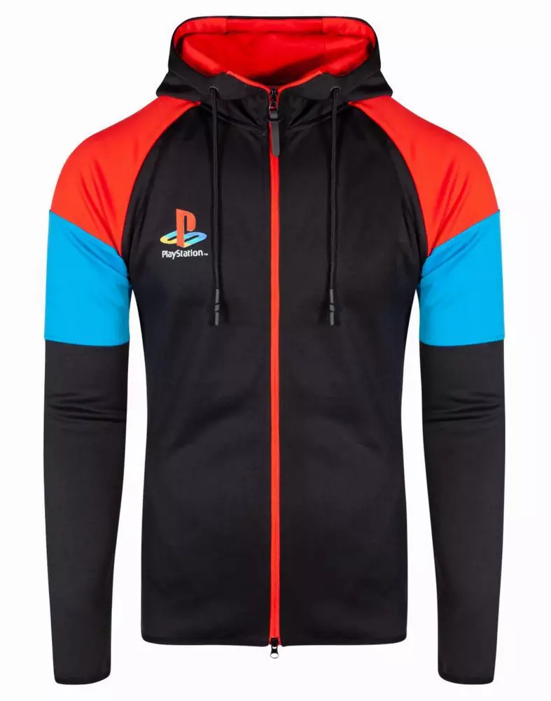 Суитчър Playstation - Color Zipper Men's Hoodie - XXL