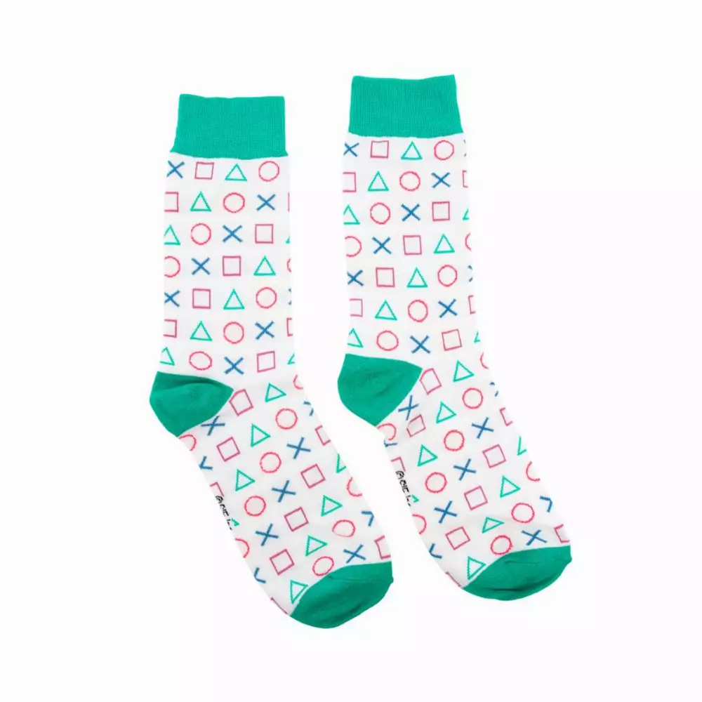 Комплект Numskull PlayStation - Notebook, Pen, Keychain, Socks, Coasters