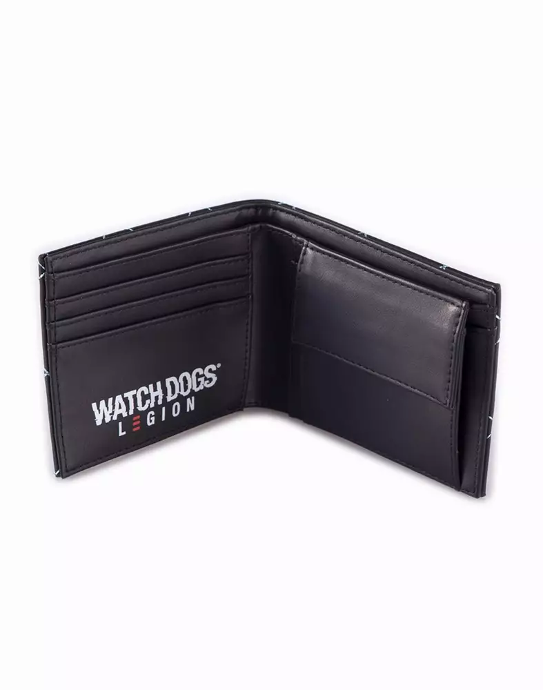 Портфейл Watch Dogs: Legion - Quilted Bifold Wallet With Patches