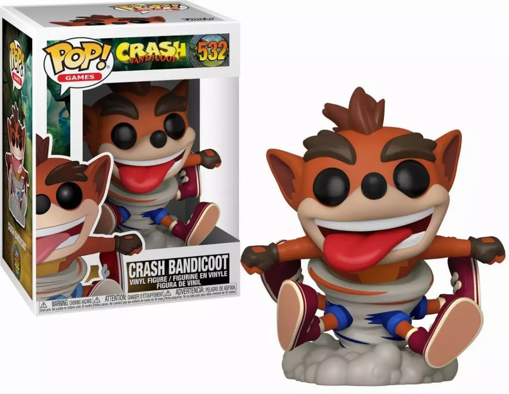 Фигурка Funko POP! Games: Crash Bandicoot S3 - Crash Bandicoot #532
