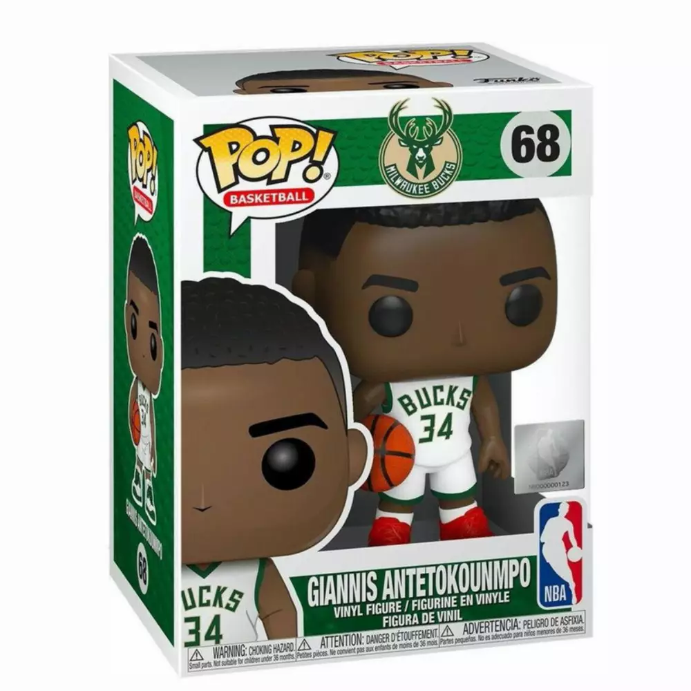 Фигурка Funko POP! Basketball NBA: Milwaukee Bucks - Giannis Antetokounmpo #68