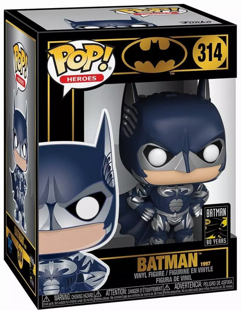Фигурка Funko POP! Heroes: Batman 80 Years - Batman (1997) #314