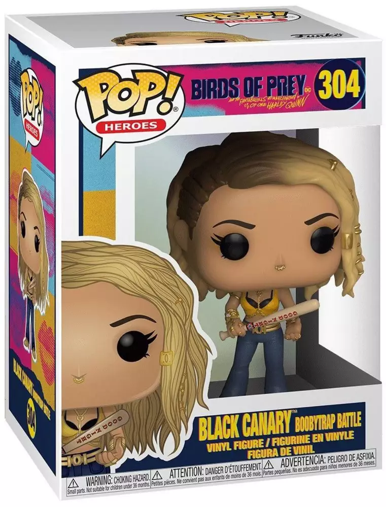 Фигурка Funko POP! Heroes: Birds of Prey - Black Canary (Boobytrap Battle) #304