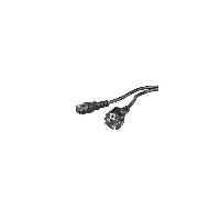 Удължителен захранващ кабел HAMA 29934, 3-pin socket, 1.5 m, Черен