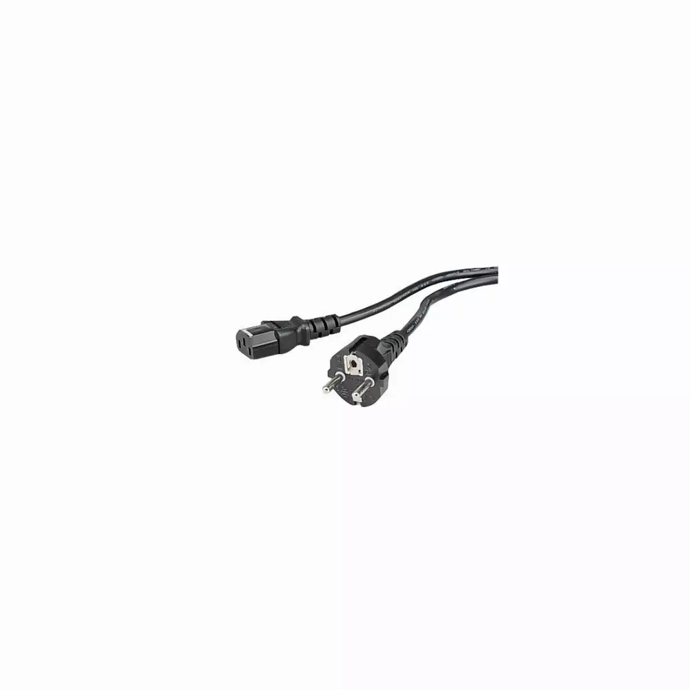 Удължителен захранващ кабел HAMA 29934, 3-pin socket, 1.5 m, Черен