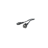 Универсален захранващ кабел HAMA 46552, 3-pin socket, 2.5 m, Черен