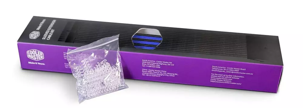 Комплект оплетени кабели Cooler Master Black & Blue