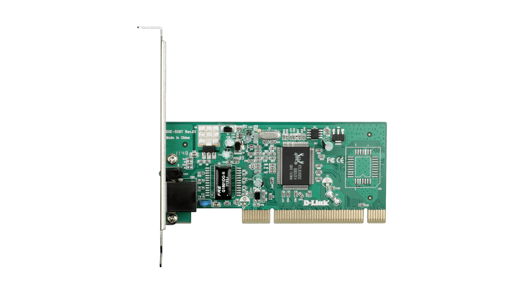Мрежова карта D-Link DGE-528T, PCI, 10/100/1000 Gigabit Ethernet, low profile