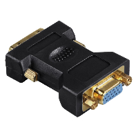 Адаптер HAMA 45073 DVI мъжко - VGA женско, Позлатени конектори, 3 звезди