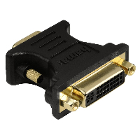 Адаптер HAMA 45074 VGA мъжко - DVI женско, Позлатени конектори, 3 звезди