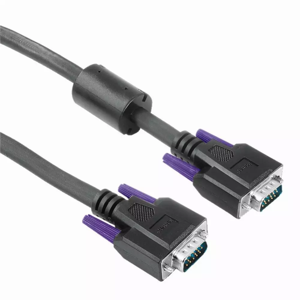 Кабел за монитор HAMA 41935, VGA-VGA, Двойно екраниран, 10м
