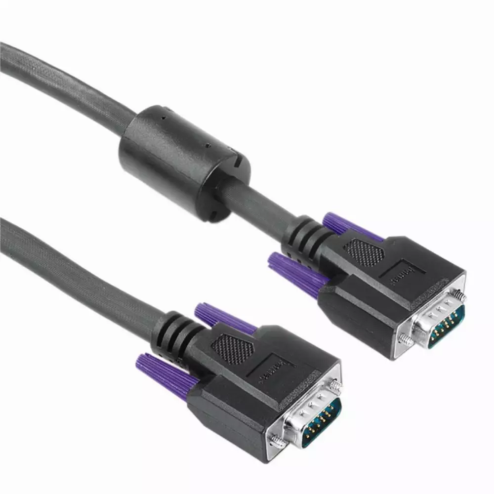 Кабел за монитор HAMA 41953, VGA-VGA, Двойно екраниран, 15м