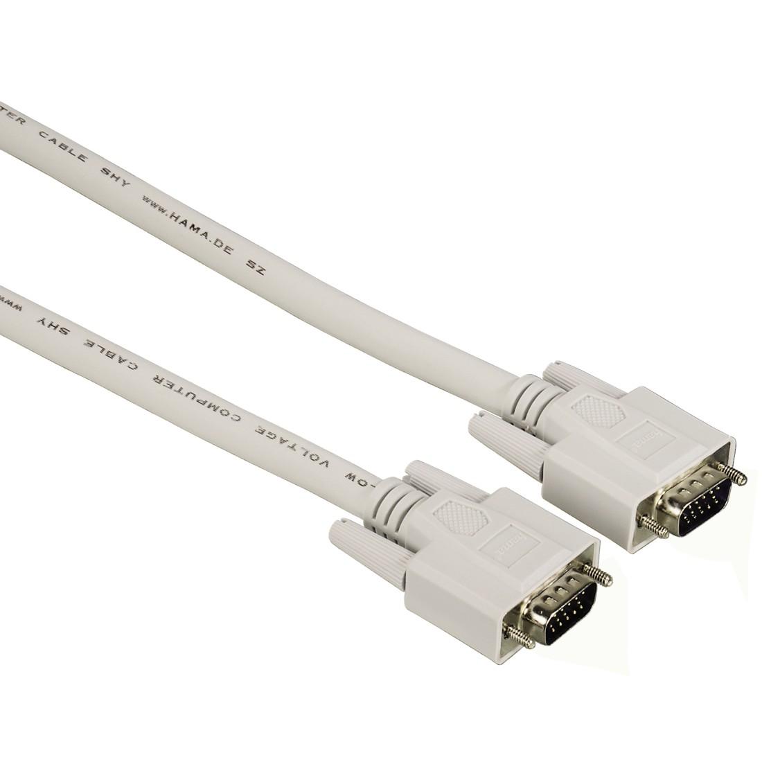 Кабел за монитор HAMA 20185, VGA-VGA, 1.80 м