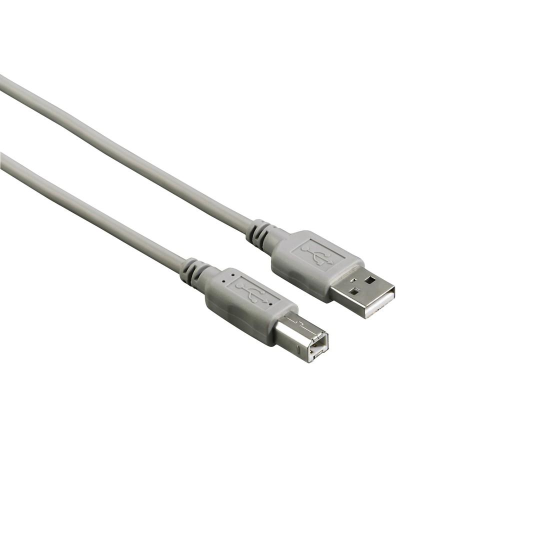 Кабел HAMA 29100 USB-A мъжко - USB-B мъжко, 3 м, Стандарт