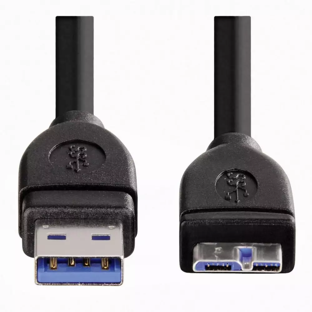 Кабел HAMA 54507 USB 3.0 A мъжко - USB 3.0 Micro B мъжко, 1.8 м, 1 звезда