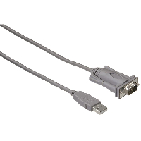 Кабел HAMA 53325 конвертор: USB-A мъжко - Сериен порт RS232