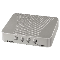 Превключвател P-410 HDMI 4x1/ вх/изх HAMA 42544, Сребрист