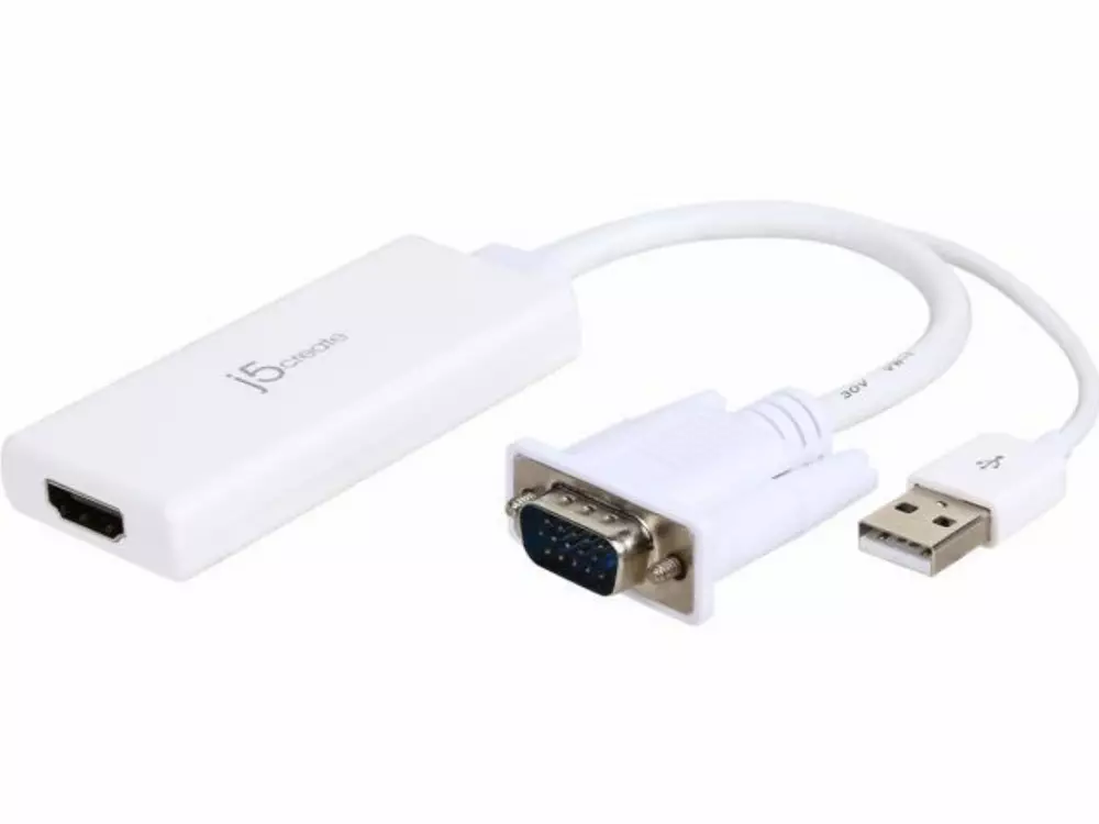 Аудио видео адаптер j5create JDA214 VGA към HDMI