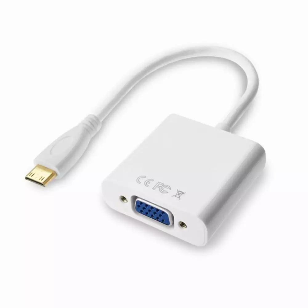 Конвертор Estillo, mini HDMI  M  to   VGA F, 1080P
