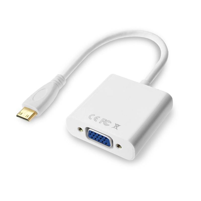 Конвертор Estillo, mini HDMI  M  to   VGA F, 1080P