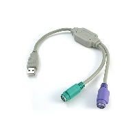 Адаптер Estillo USB А мъжко към 2 x PS/2 женско