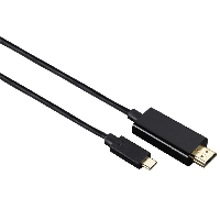Кабел HAMA 135724 USB-C - HDMI мъжко, 1.8 м,позлатен, 3 звезди