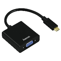 Адаптер HAMA 135727 USB-C  - VGA, Full HD, 3 звезди, Черен