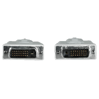 Кабел HAMA 45077 DVI-D мъжко - DVI-D мъжко, двойно екраниран, 1.8 m