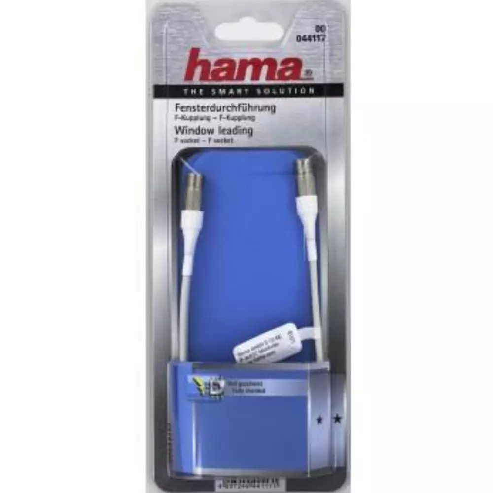 Плосък кабел HAMA SAT, F-женско - F-женско, 0.2 m