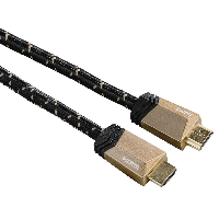 Кабел HAMA Ultra HD HDMI мъжко - HDMI мъжко 8K, 21GB/s, Ethernet ,2 м, метал 