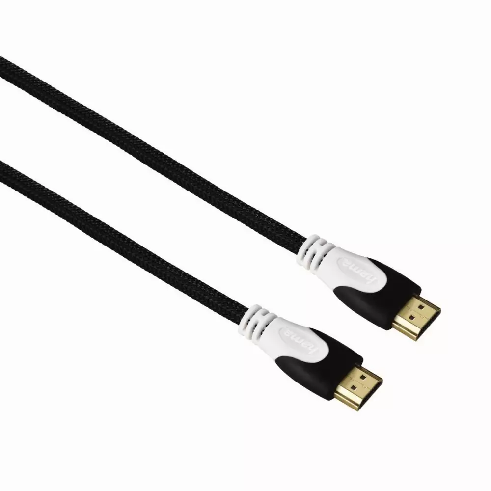 Кабел HAMA HDMI 56586, мъжко-мъжко, 1.5 м, Екраниран, позлатени конектори