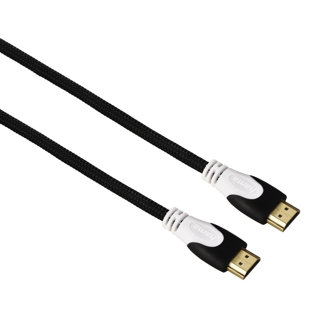 Кабел HAMA HDMI 56586, мъжко-мъжко, 1.5 м, Екраниран, позлатени конектори