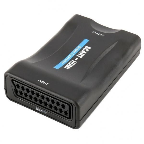 Видео конвертор Estillo ASK-ST001, Scart към HDMI, черен