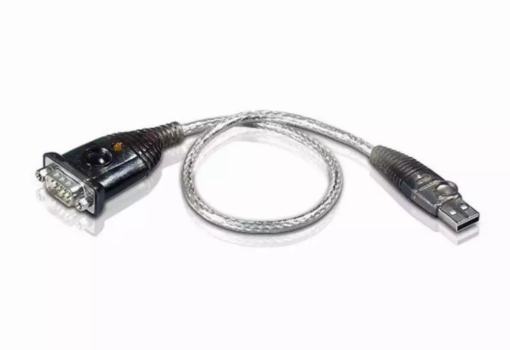 Cablu convertor ATEN UC232, USB-A masculin - Port serial RS232, 35 cm