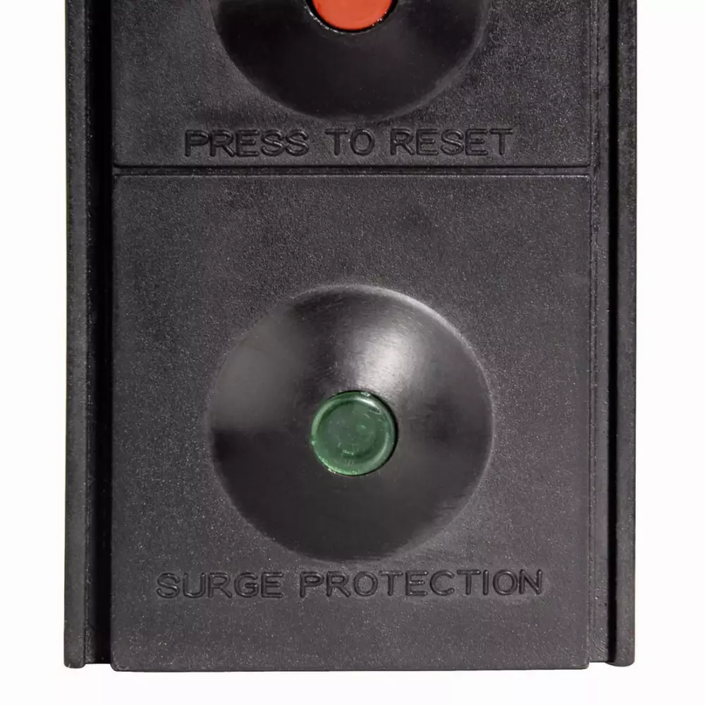 Разклонител HAMA 47857, алуминиев със защита Pro-S 60S , 6 гнeзда, 1.5м кабел