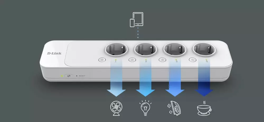 Смарт разклонител D-Link Wi-Fi Smart Power Strip DSP-W245/E