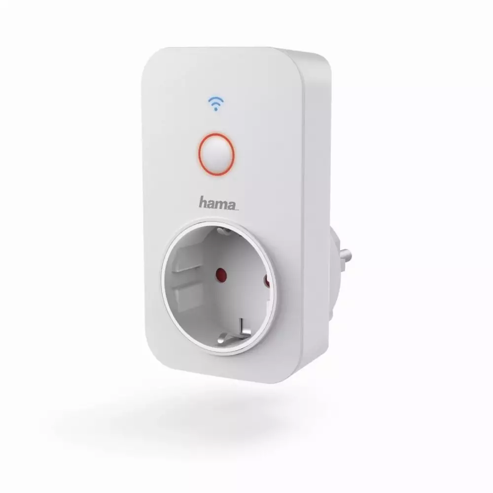 Смарт контакт HAMA 176552, WiFi, 3680W, 16A