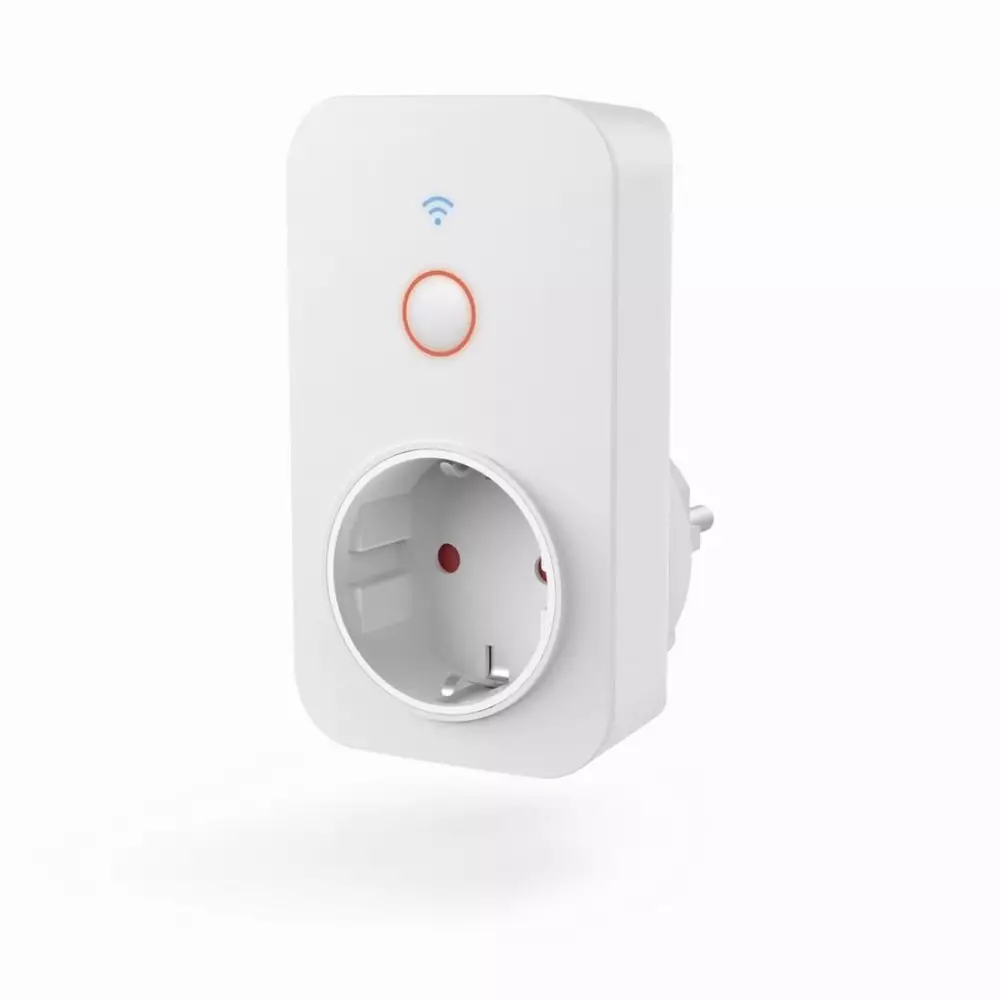 Смарт контакт HAMA 176565, WiFi, 3680W, 16A,измерване на сумарна енергийна консумация